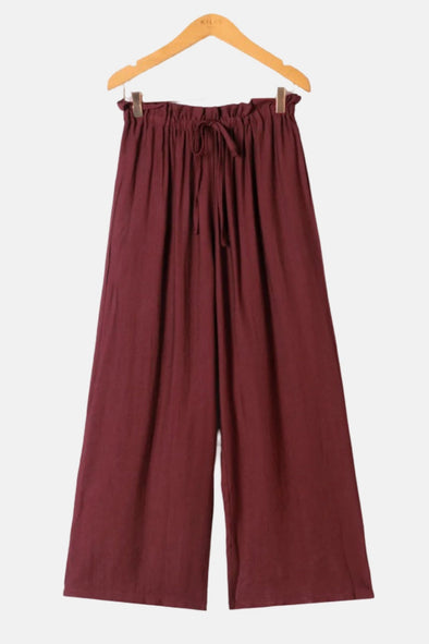 Mia Loose Trousers Bordeaux