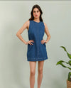 Robin Denim Dress Dark Blue