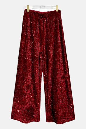 Max Velvet Trousers Bordeaux