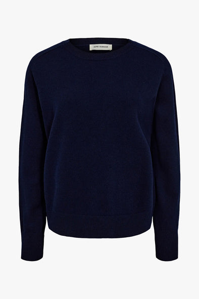 Delia Wool Knit Navy