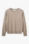 Delia Wool Knit Brown Melange