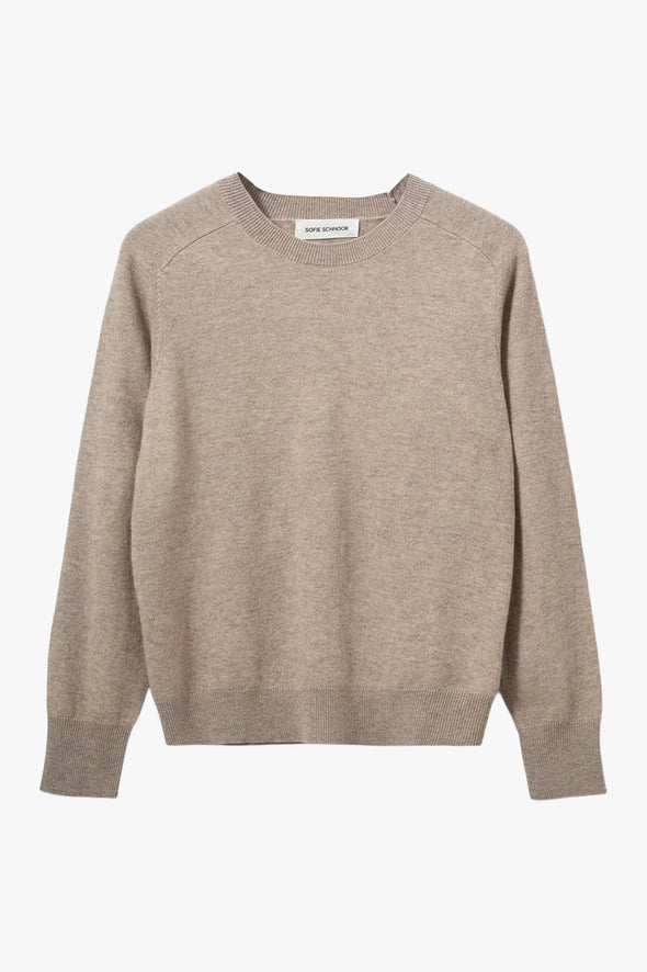 Delia Wool Knit Brown Melange