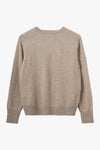 Delia Wool Knit Brown Melange