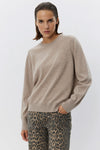 Delia Wool Knit Brown Melange