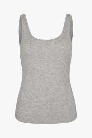 Diza Top Grey Melange