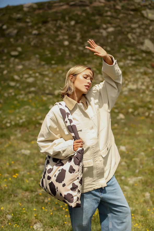 Holy Cow Puffy Mom Bag