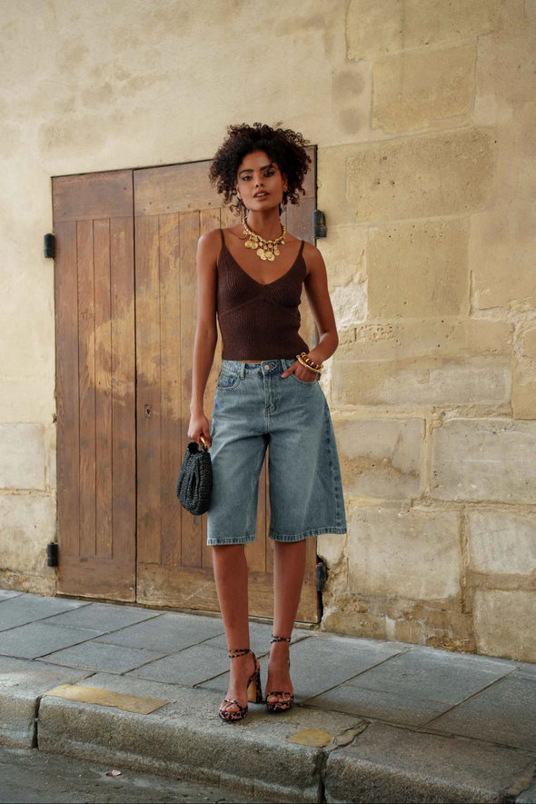 Serena Denim Bermuda