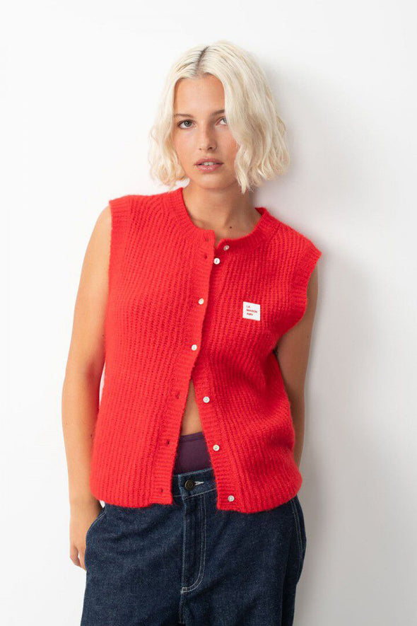 East Sleeveless Knit Chili