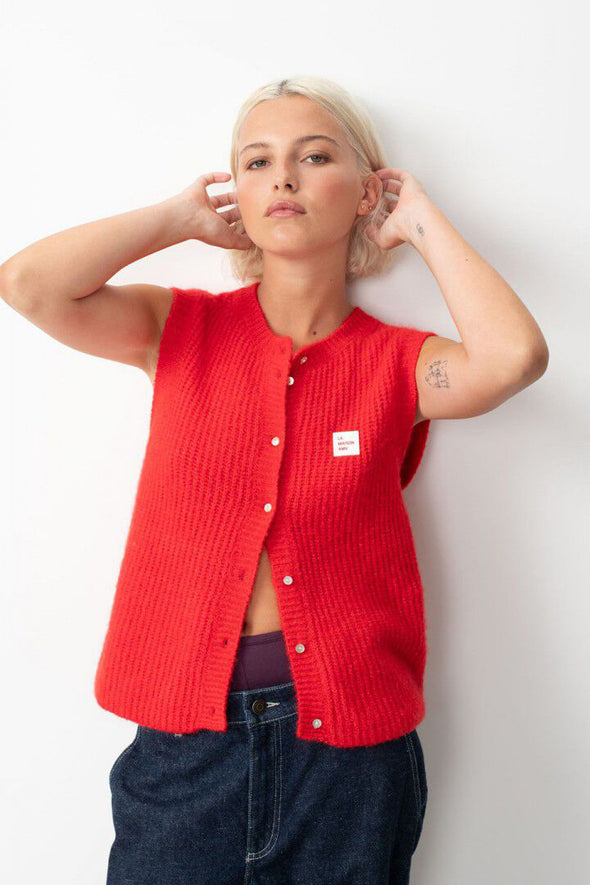 East Sleeveless Knit Chili