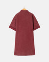Castille Denim Dress Bordeaux