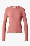 Ginger LS Top Dusty Rose