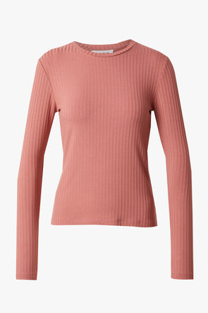 Ginger LS Top Dusty Rose