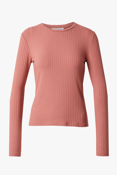 Ginger LS Top Dusty Rose