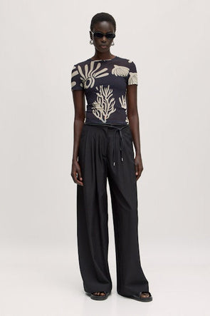 Hauke T-Shirt Abstract Coral