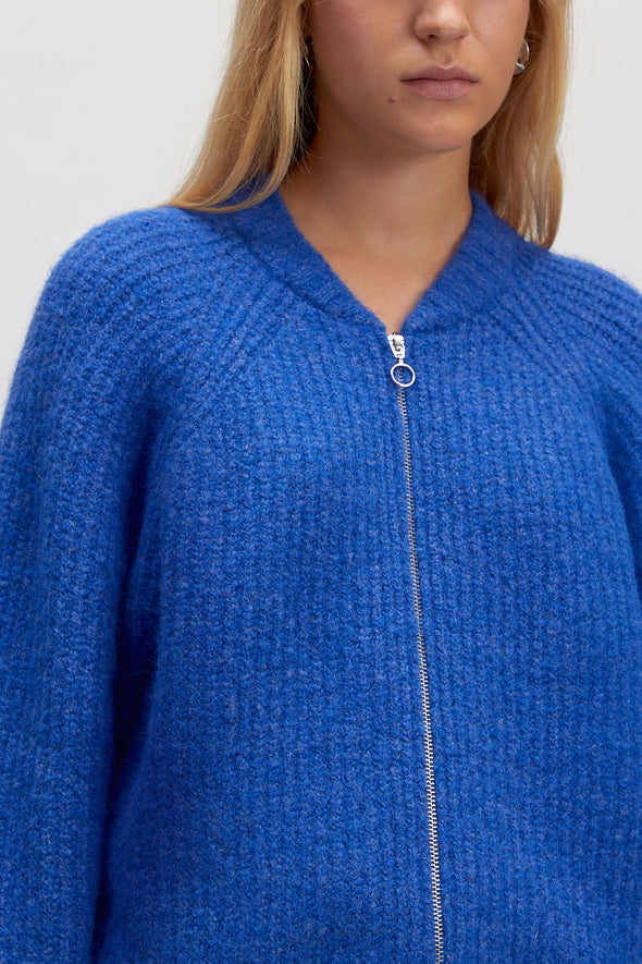 Rani Bomber Cardigan Mazarine Blue