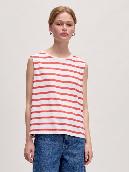 Hanami Tank Top High Risk Red Stripes