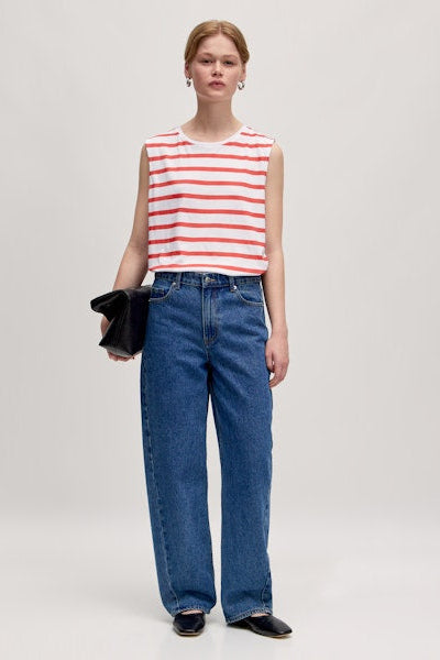Hanami Tank Top High Risk Red Stripes