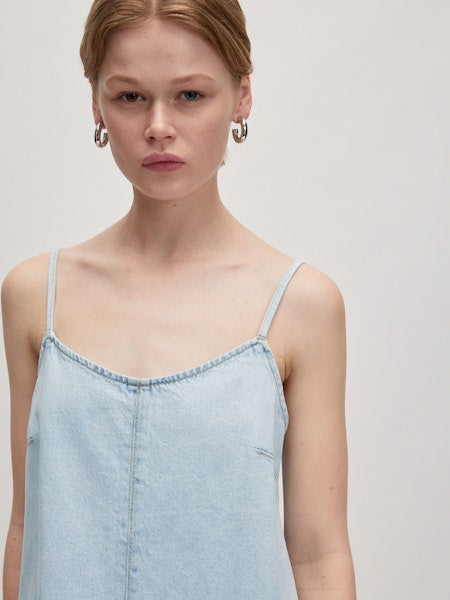 Nanja Denim Dress Ultra Light Blue