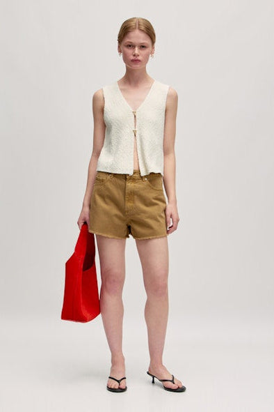 Tardis Denim Shorts Butternut