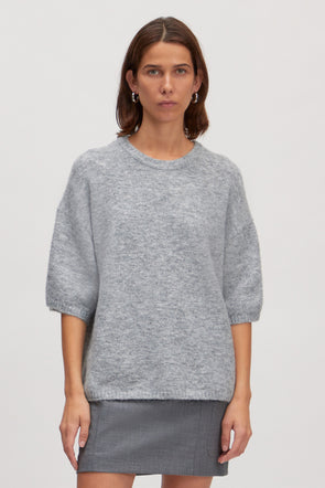 Kristine T-Shirt Dark Grey Melange