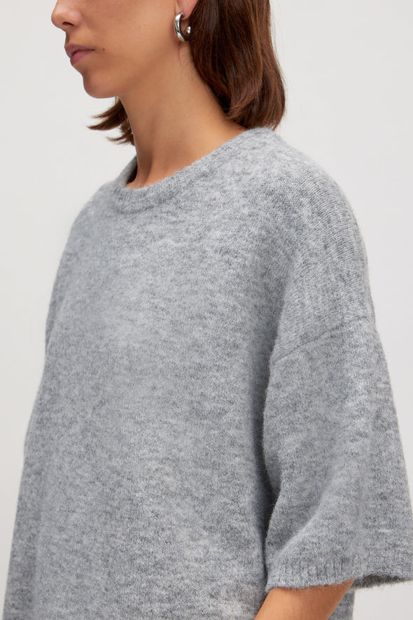 Kristine T-Shirt Dark Grey Melange