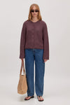 Iliana Cardigan Huckleberry