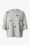Iolana T-Shirt Black Bows