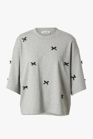Iolana T-Shirt Black Bows