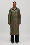 Elea Coat Grape Leaf
