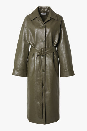 Elea Coat Grape Leaf