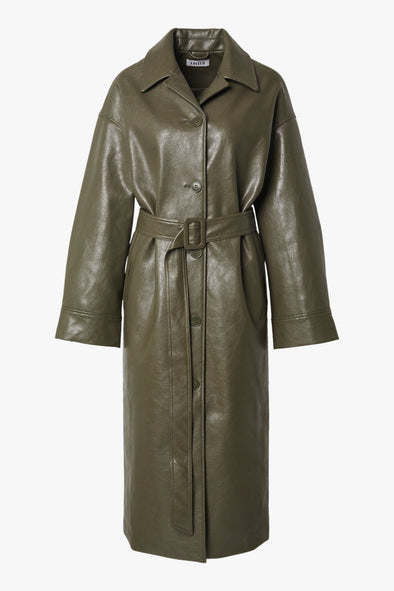 Elea Coat Grape Leaf