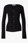 Davi Knit Cardigan Black