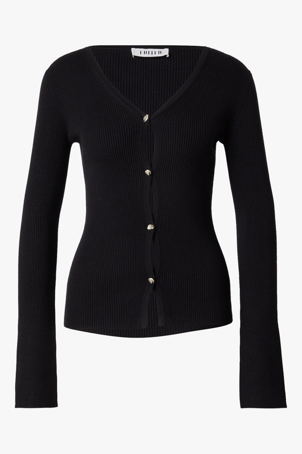 Davi Knit Cardigan Black