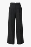 Benni Wool Trousers Dark Grey Melange