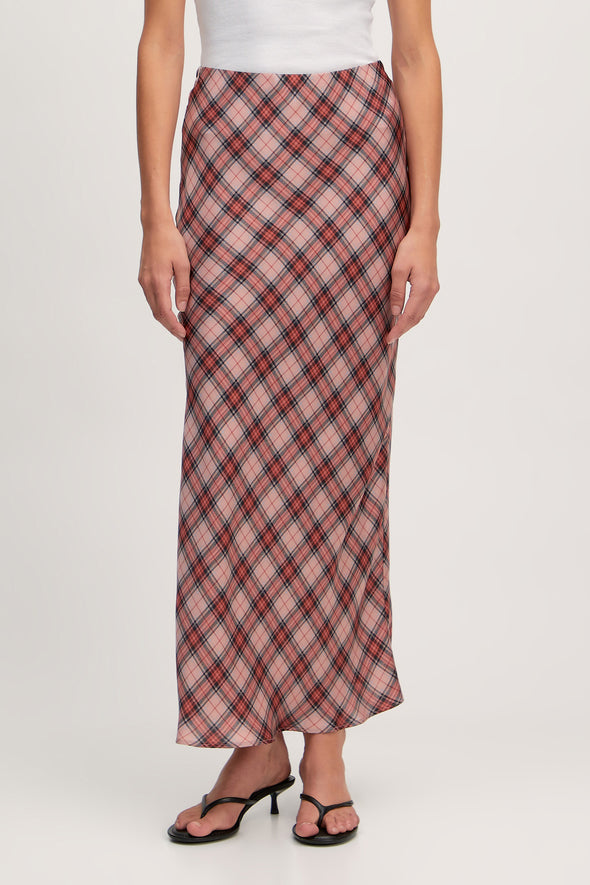 Silva Skirt Pink Check