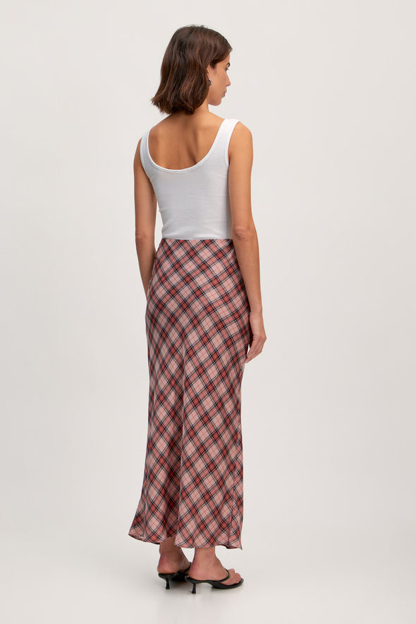 Silva Skirt Pink Check