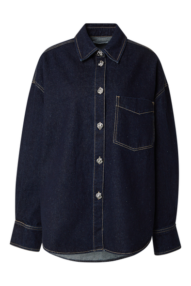 Haley Denim Shirt Mid Blue