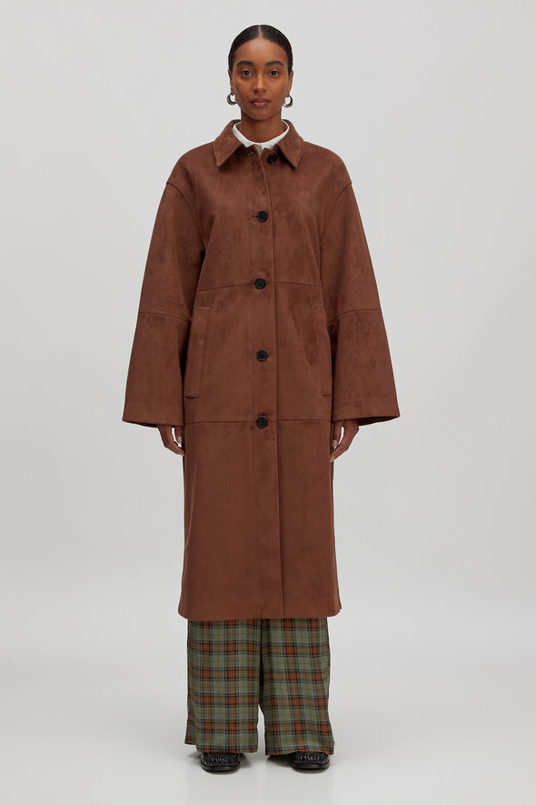 Ignacio Coat Fondue Fudge