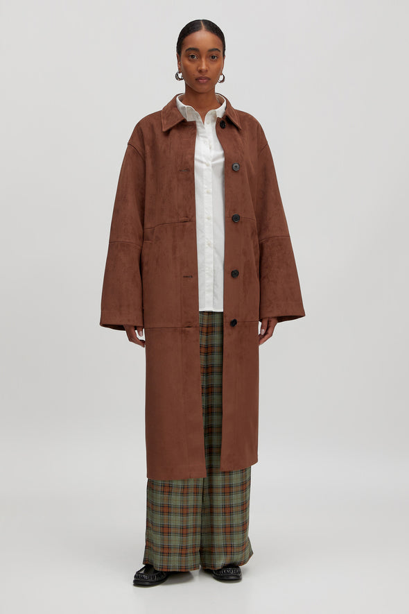 Ignacio Coat Fondue Fudge