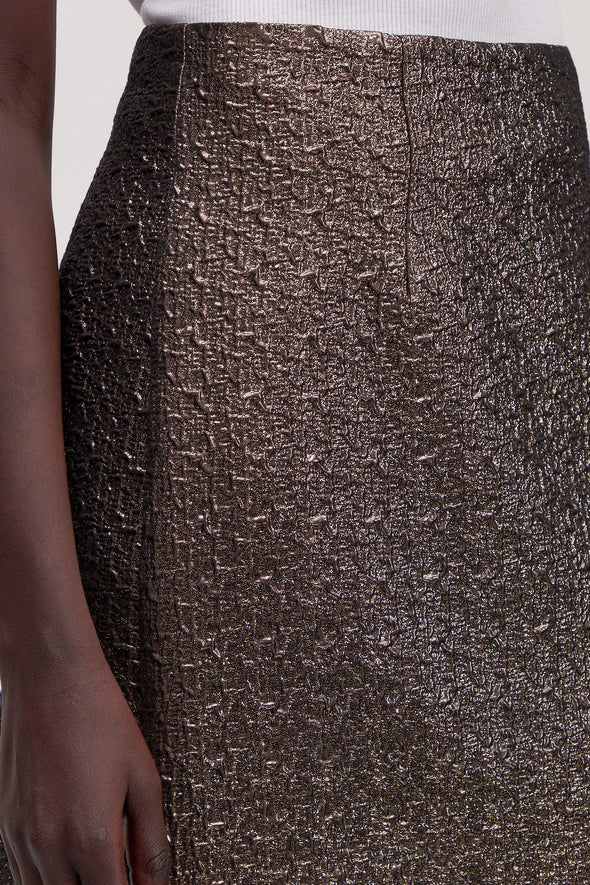 Josie Skirt Gold Jacquard