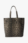 Ellen Tote Bag Light Brown Leopard