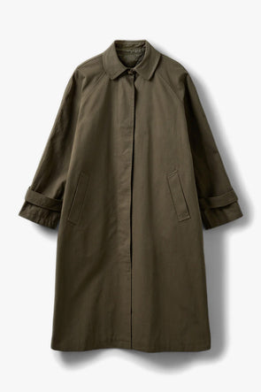 Enise Coat Army Green