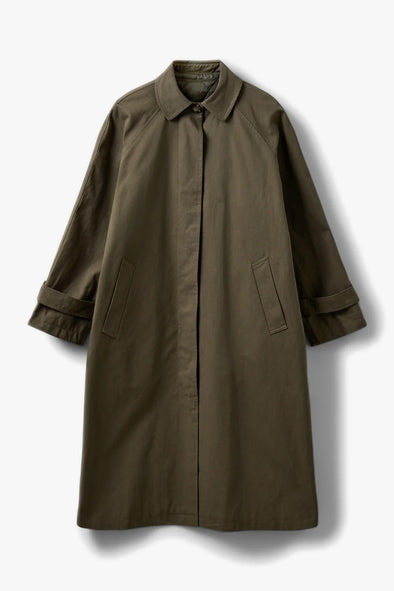 Enise Coat Army Green