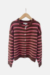 Manon Cardigan Coffee/Rose