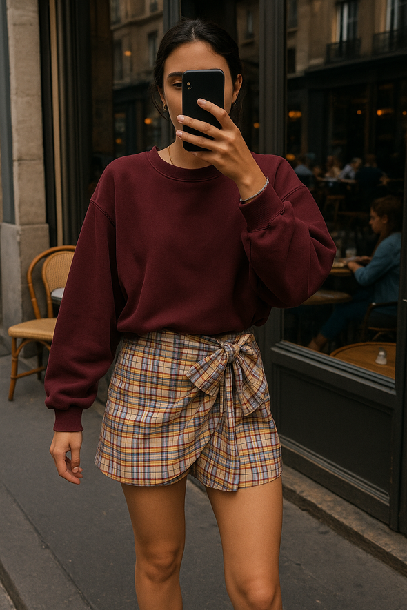 Bandana Violet Skirt
