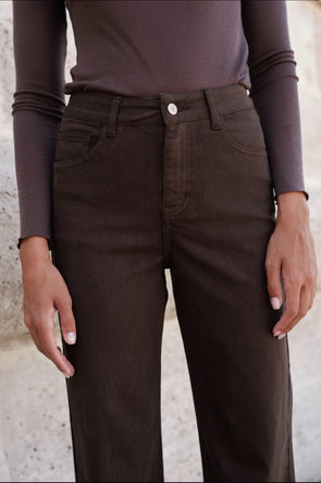 Barbara Denim Marron