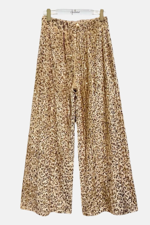 Max Velvet Trousers Gold