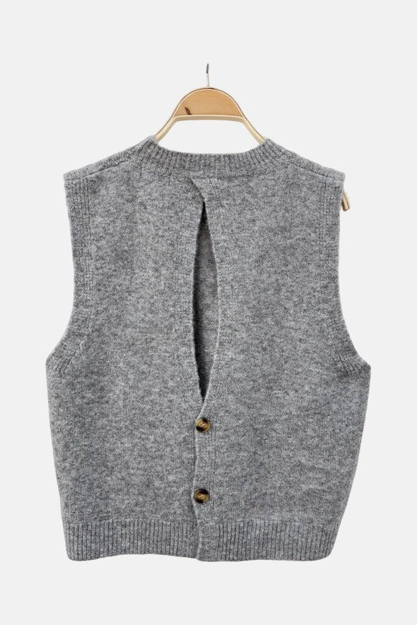 Mila Knit Top Grey