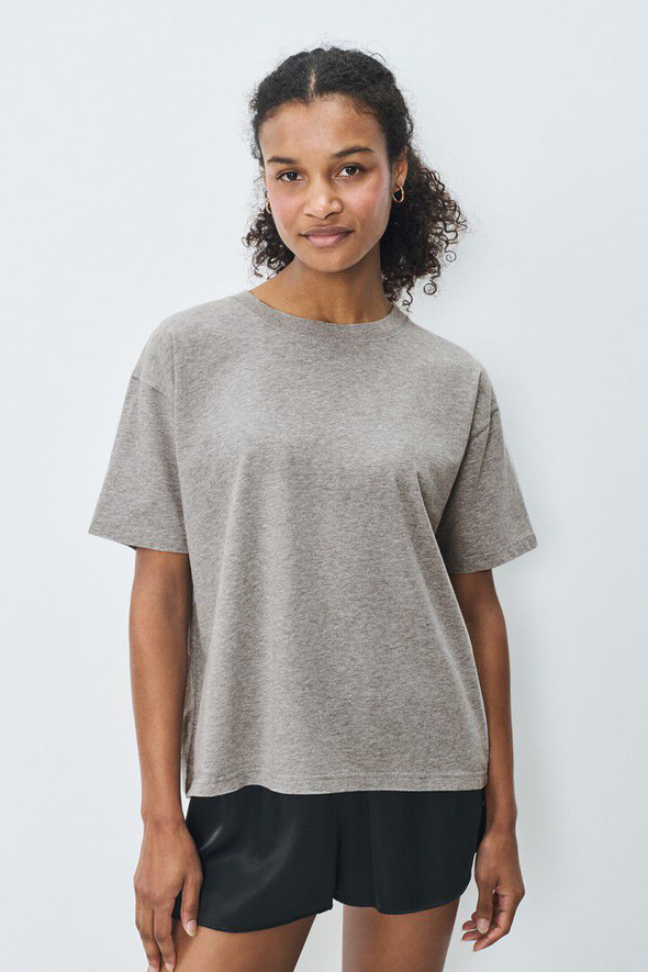 Fizvalley T-Shirt Gris Chine