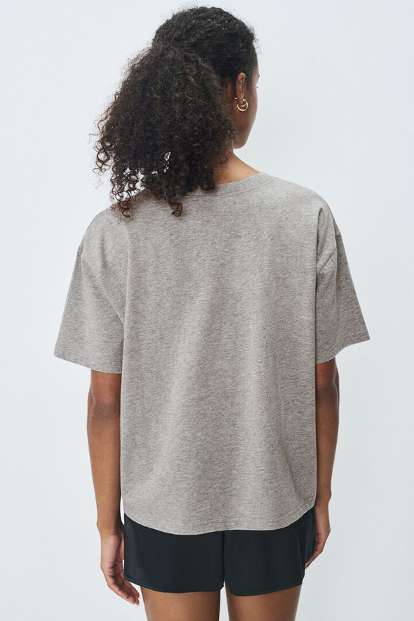 Fizvalley T-Shirt Gris Chine